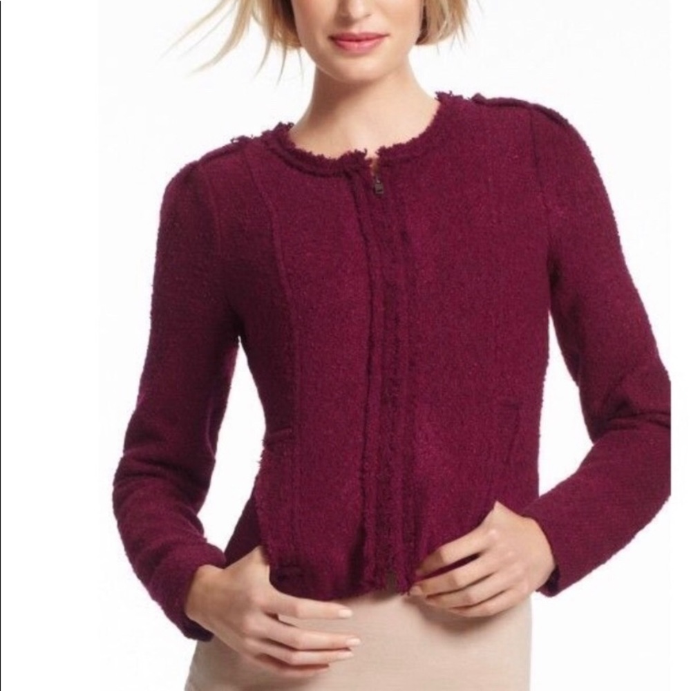 Cabi Britt Boucle Jacket #530-Size 14
